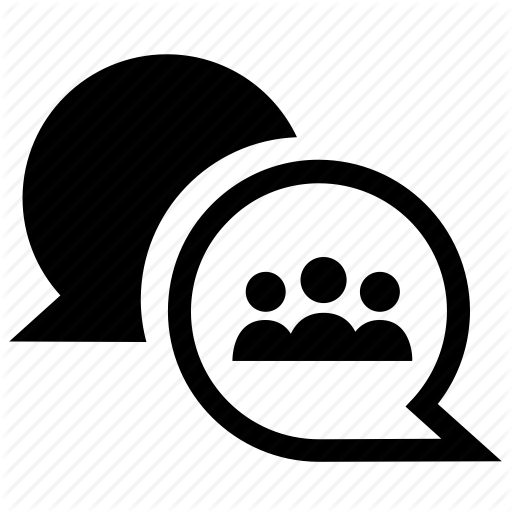 Chat, Friends, Group, Hangout, Meetup, Webinar Icon