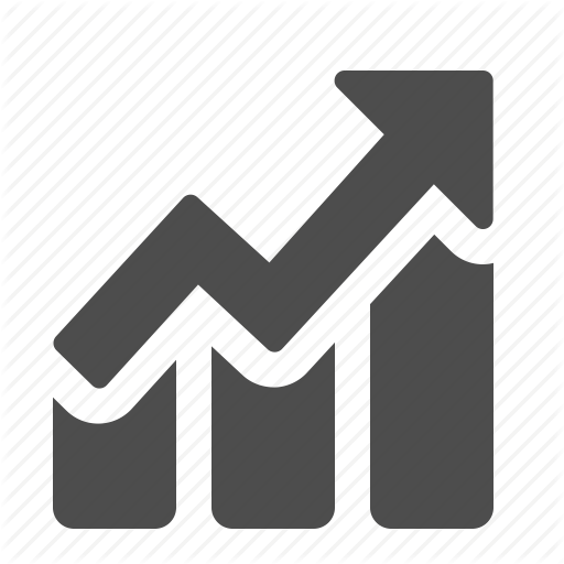 Graph With Arrow Icons