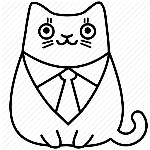 Animal, Cat, Client, Customer, Office, Pet, Suit Icon