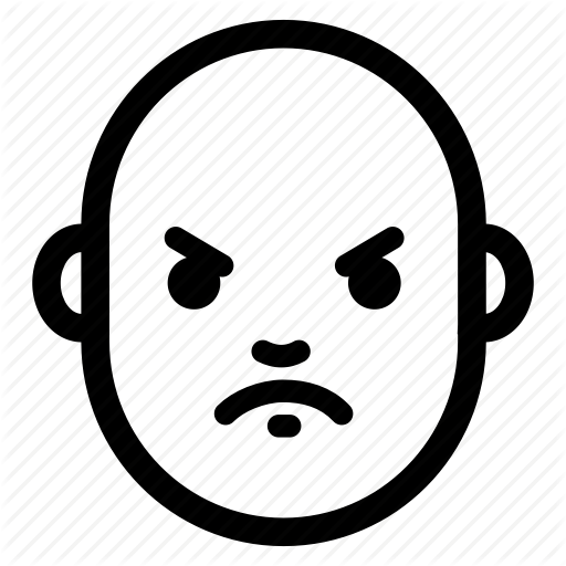 Angry, Baby, Emotion, Evil, Face, Grumpy, Head Icon