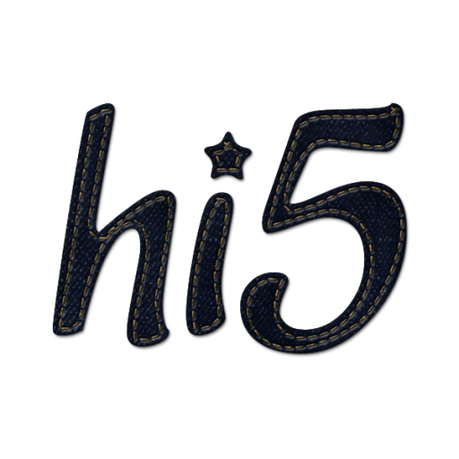 Hi Icon Blue Jeans Social Media Iconset
