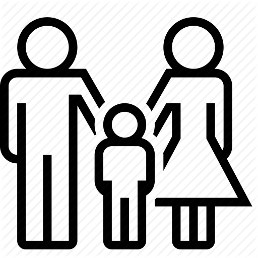 Child, Family, Guardian, Man, Parent, Together, Woman Icon
