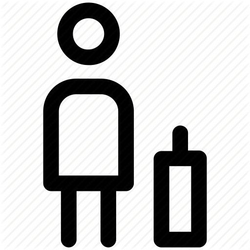 Bag, Briefcase, Case, Guest, Man, One Icon