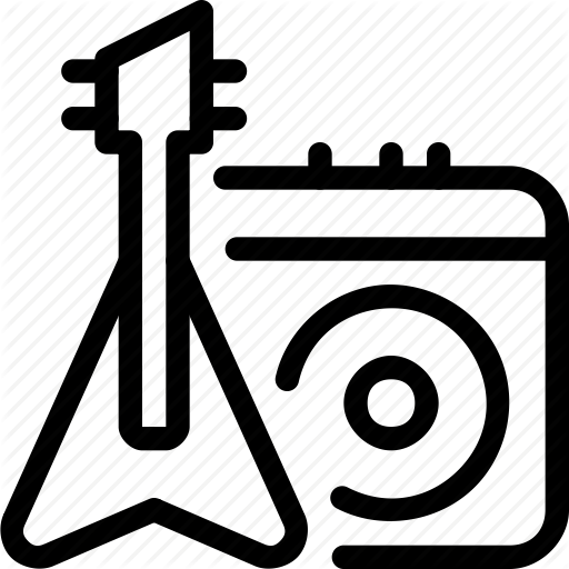 Audio, Axe, Bass, Guitar, Modern, Music, Speaker Icon