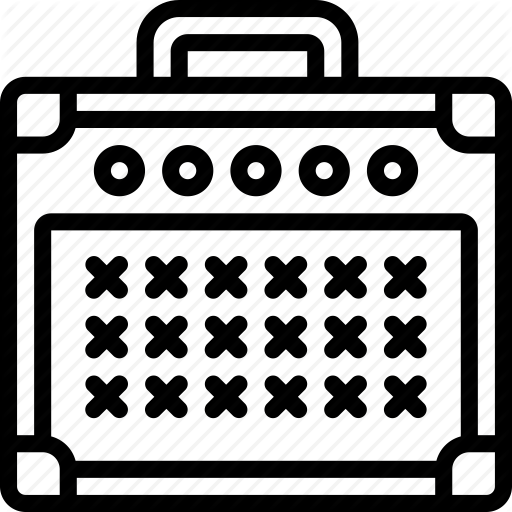 Amplifier, Electric, Guitar, Music, Sound Icon