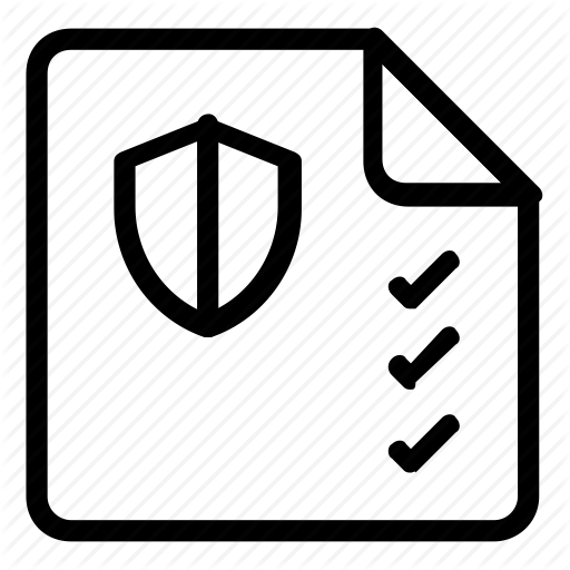 Document, File, Protection, Security Icon