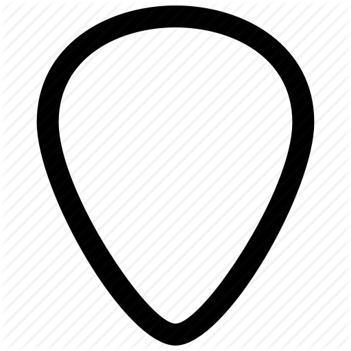 Guitar, Instrument, Music, Pick Icon