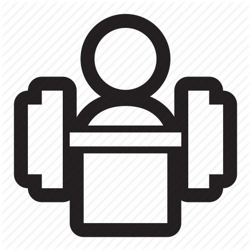 Fitness, Gym, Health, Muscle, Weights, Workout Icon