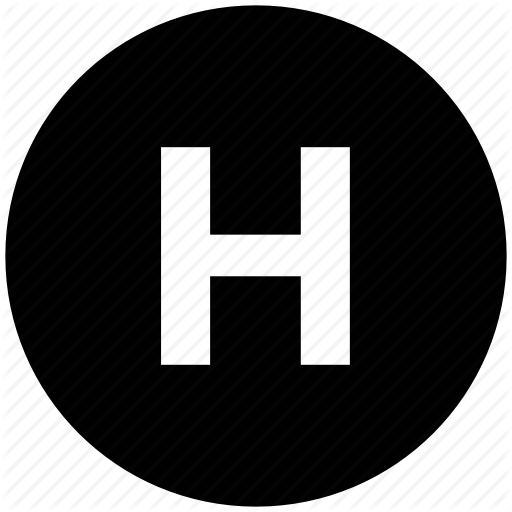 Health Sign, Healthcare, Hospital, Hospital Symbol, Letter H Icon
