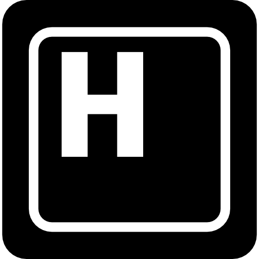 Key H Of A Keyboard