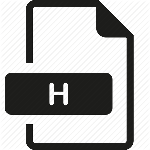 , Format, H Icon