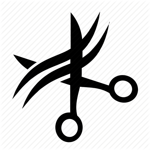 Cut, Hair, Scissor Icon