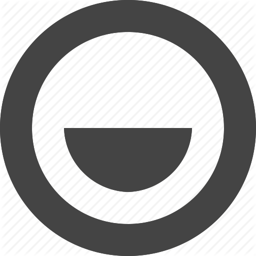 Circle, Design, Graphic, Half, Interface Icon