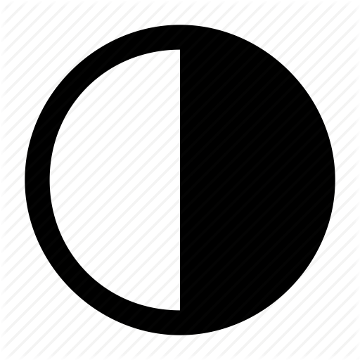 Brightness, Half, Low Icon