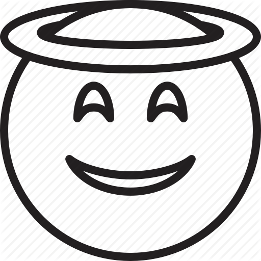 Emoticon, Face, Halo, Smiley, Smiling Icon