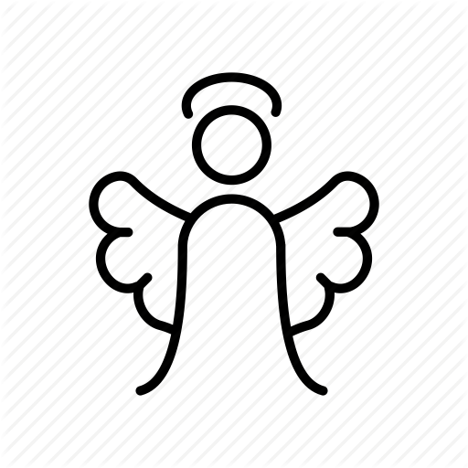 Angel, Christmas, Easter, Halo, Religion, Wings, Xmas Icon