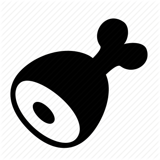 Bone, Food, Ham Icon