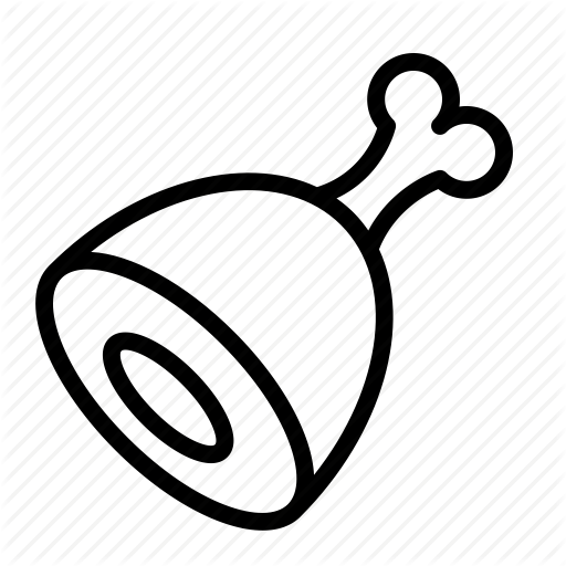 Cooking, Food, Ham, Ios, Leg, Meat, Pork Icon