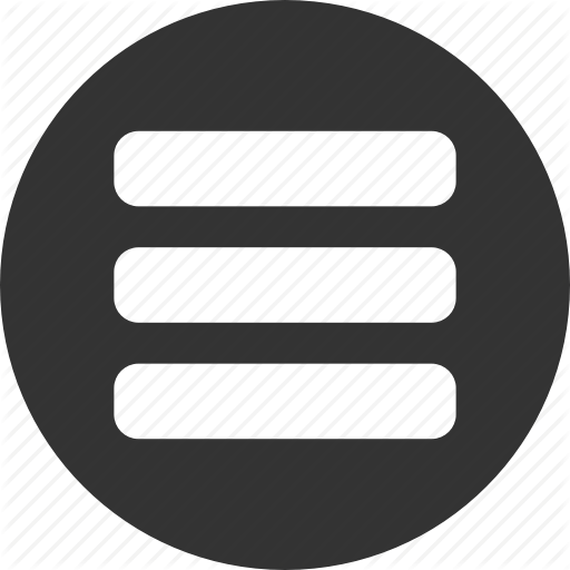 Hamburger Menu Icon White Transparent