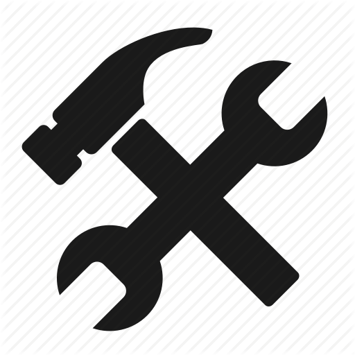 Civil, Construction, Engineer, Hammer, Material, Tools, Wrench Icon