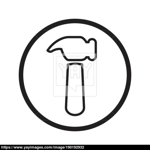Linear Hammer Icon
