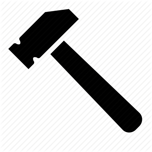 Construction Tool, Hammer, Hand Tool, Large Hammer Icon