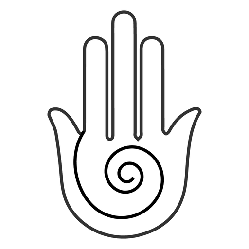 Buddhist Hand Eye Icon