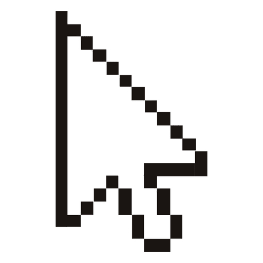 Pixilated Arrow Cursor