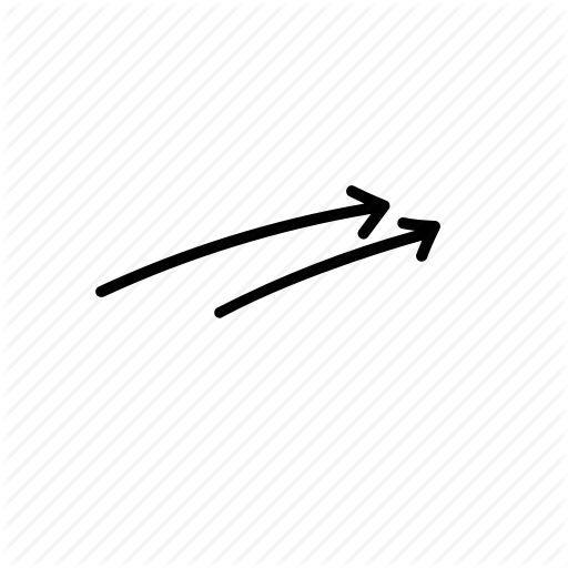 Arrows, Direction, Directions, Hand Drawn Arrows, Move, Right, Two