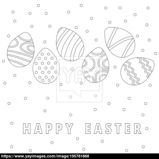 Easter Egg Icons Collection In Doodle Style Hand Drawn