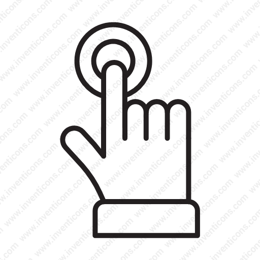 Download Button,alarm,push,adjust,hand Icon Inventicons