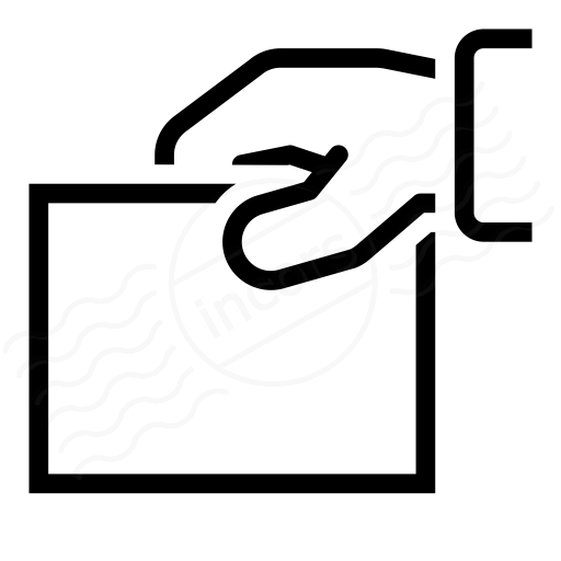 Iconexperience I Collection Hand Paper Icon