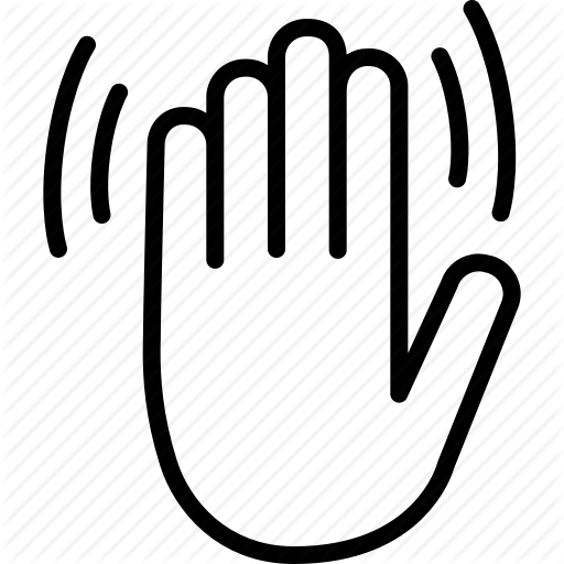 Bye, Gesture, Goodbye, Hand, Hello, Wave, Waving Icon