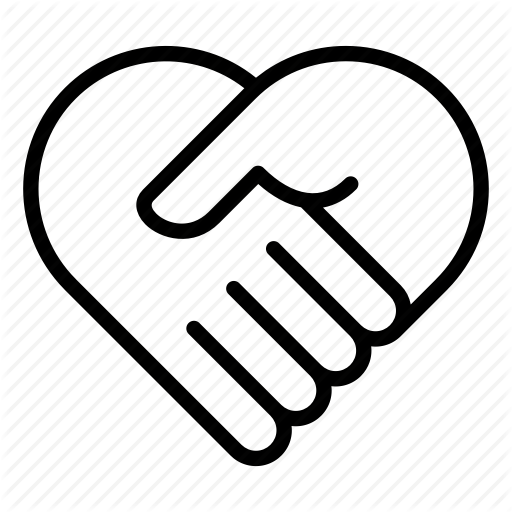 Heart Icons Handshake