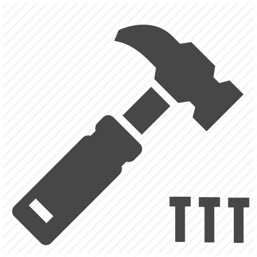 Construction, Hammer, Hand Tool, Handyman Icon