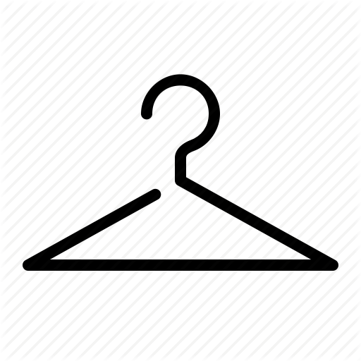 Cloakroom, Clothes, Coat Hanger, Wardrobe Icon