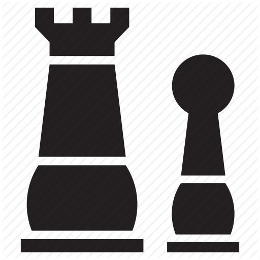 Board Game, Chess, Game, Pawn, Tower Icon