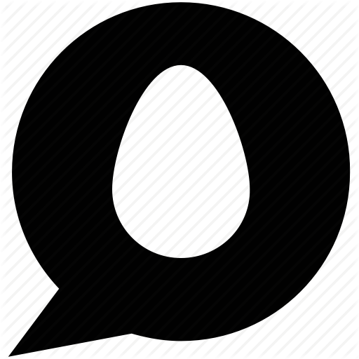 Chat Bubble, Communication, Easter Chat, Easter Egg Hangouts