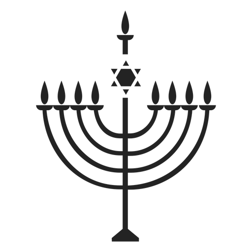 Menorah Hanukkah Icon