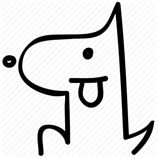 Dog, Doodle, Happy, Nature Icon