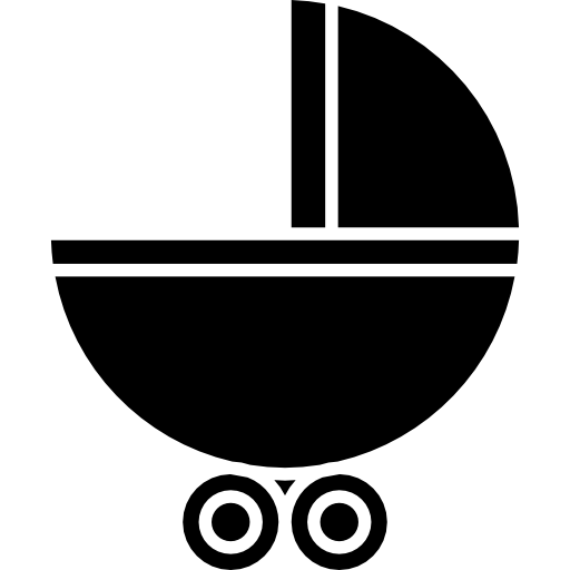 Baby Carriage With Wheels Icons Free Download