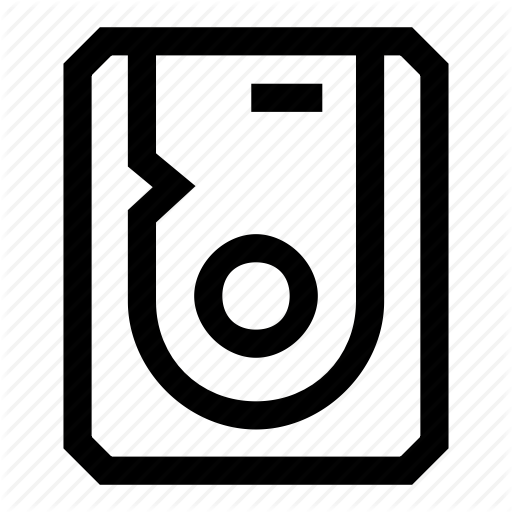 Disk, Drive, Hard Icon