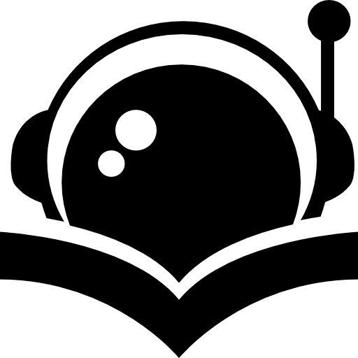 Astronaut Reading Free Vector Icons Designed