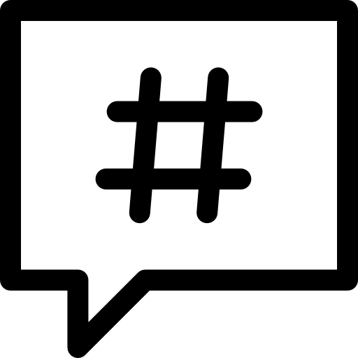 Hashtag Free Vector Icons Designed