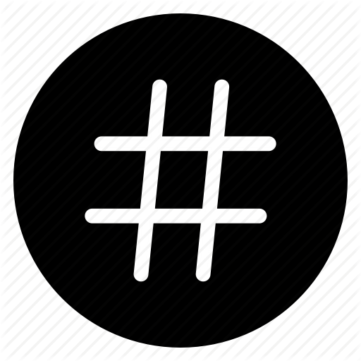 Hashtag, Hex, Round, Shape, Sign, Symbolism Icon