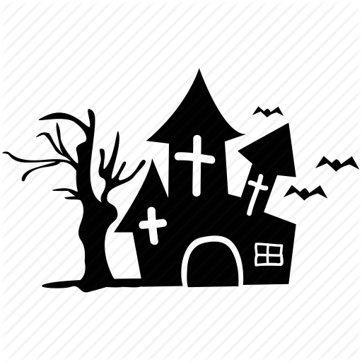 Icon Haunted Animated House