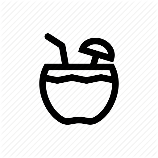 Beach, Coconut, Food, Fruit, Hawaii Icon