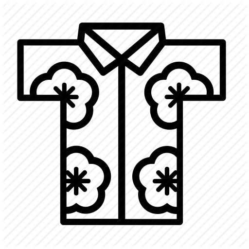 Clothes, Clothing, Garment, Hawaii, Hawaiian, Shirt Icon