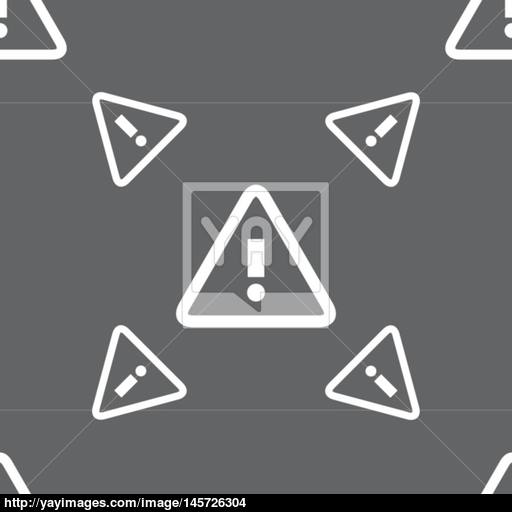 Attention Caution Sign Icon Exclamation Mark Hazard Warning