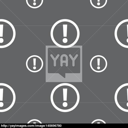 Attention Sign Icon Exclamation Mark Hazard Warning Symbol